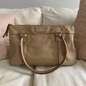 Tan Kate Spade tote
